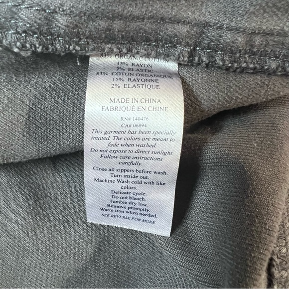 Faherty Women's Overland Twill Jumpsuit Size XXL Color Charcoal Gray organic AB - Picture 11 of 15